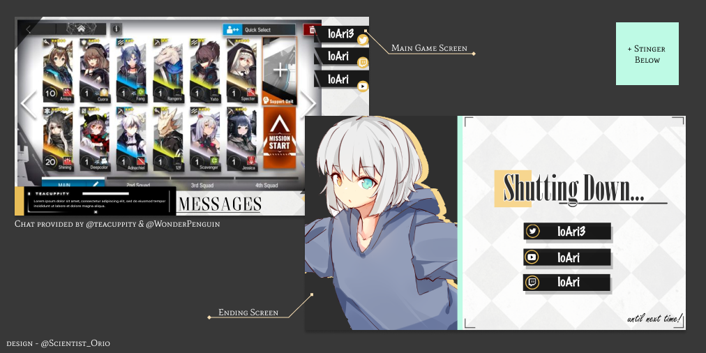 Main screen + Ending for IoAri